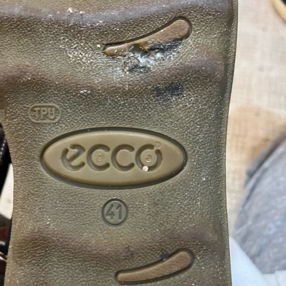 SOLD!!!Ecco Leather Open Toe Fisherman Sandals. - Picture 7 of 9